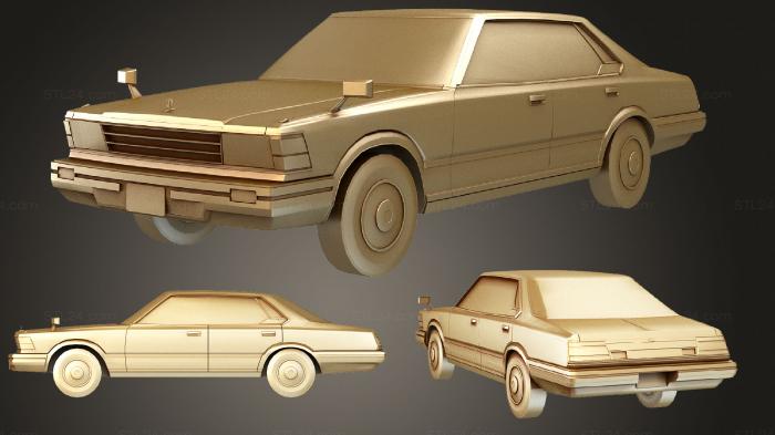 Автомобили и транспорт (Ниссан Глория 430, CARS_2799) 3D модель для ЧПУ станка